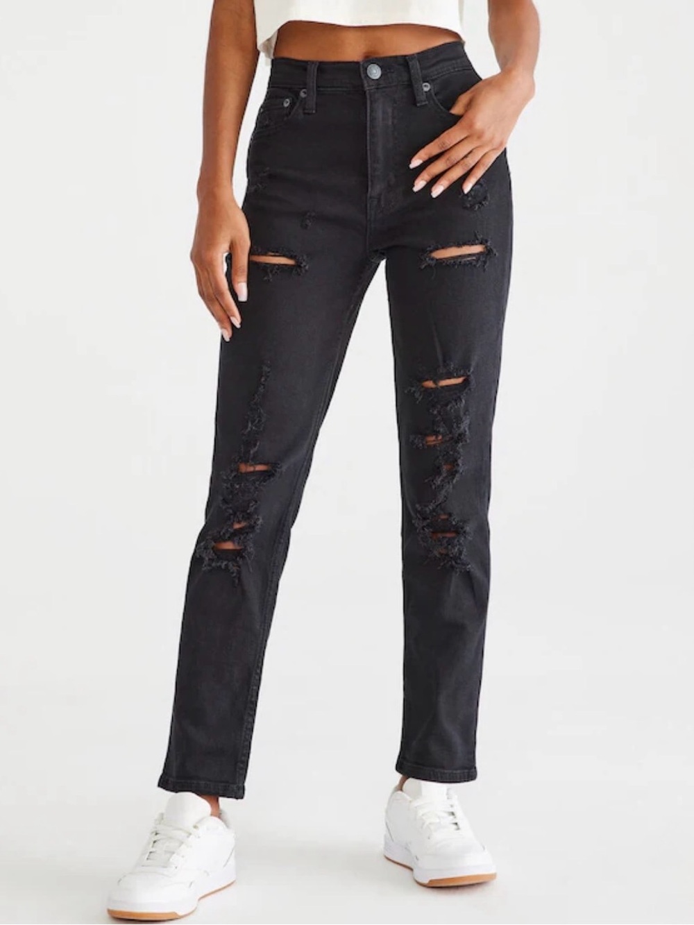 Aéropostale High-Rise Stretch Mom Jean
